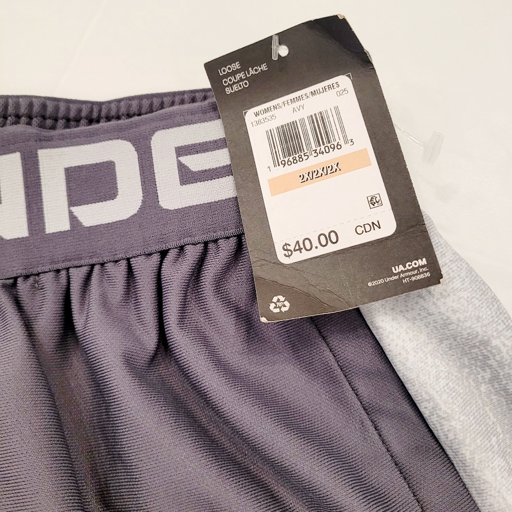Under Armour Charcoal Performance Shorts - Picture 2 of 5